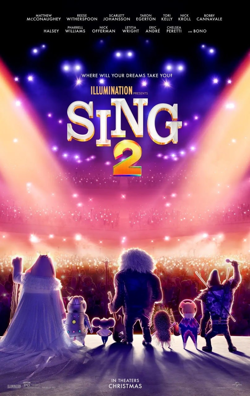 欢乐好声音2 Sing 2 (2021) 1080P  
110分钟